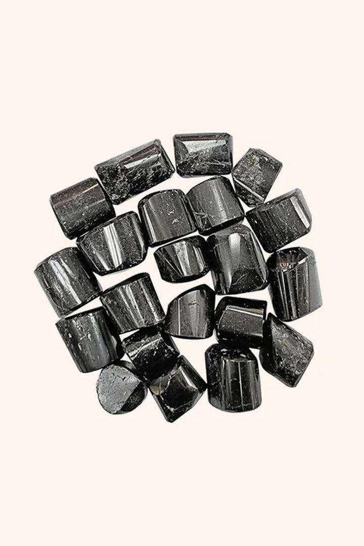 BLACK TOURMALINE CRYSTAL TUMBLE - 100 GRAM - Ideal for meditation & energy healing