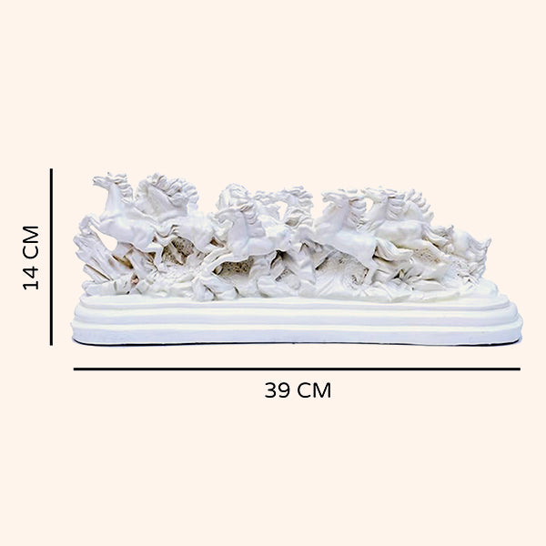 VASTU VARDAN 12 WHITE RUNNING HORSE
