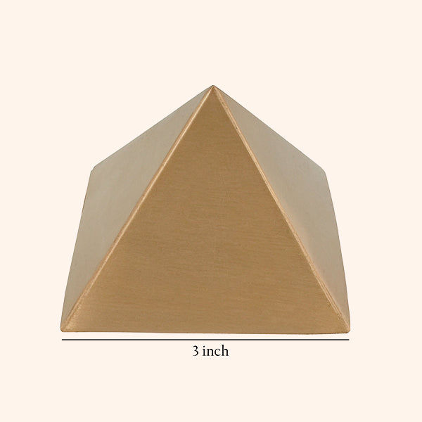 COPPER HOLLOW PLAIN PYRAMID 3 INCH SET 7