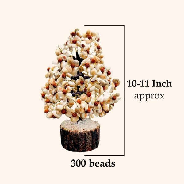 VASTU VARDAN GOMATI CHAKRA WITH RUDRAKSH CRYSTAL TREE 300 BEADS