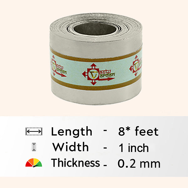 VASTU VARDAN 8 FEET 1 INCH STAINLESS STEEL STRIP