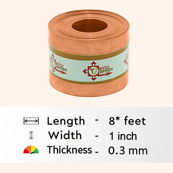 VASTU VARDAN 8 FEET 1 INCH COPPER STRIP