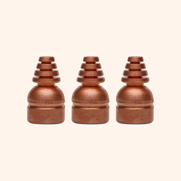 COPPER CONE STUD 15 MM SET 3