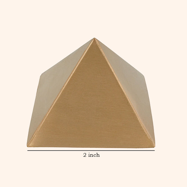COPPER HOLLOW PLAIN PYRAMID 2 INCH SET 9