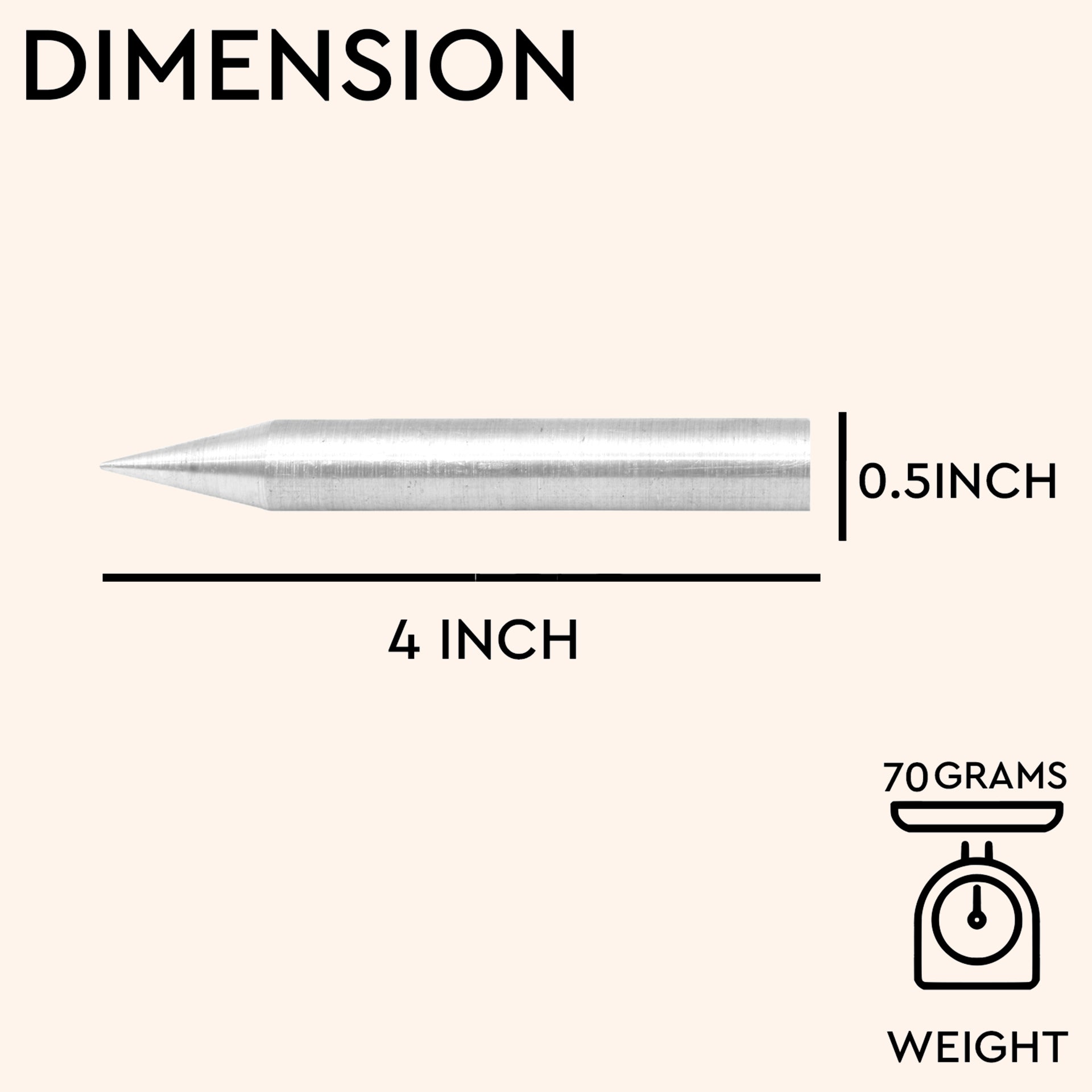 VASTU VARDAN ALUMINIUM KILAK 4 INCH