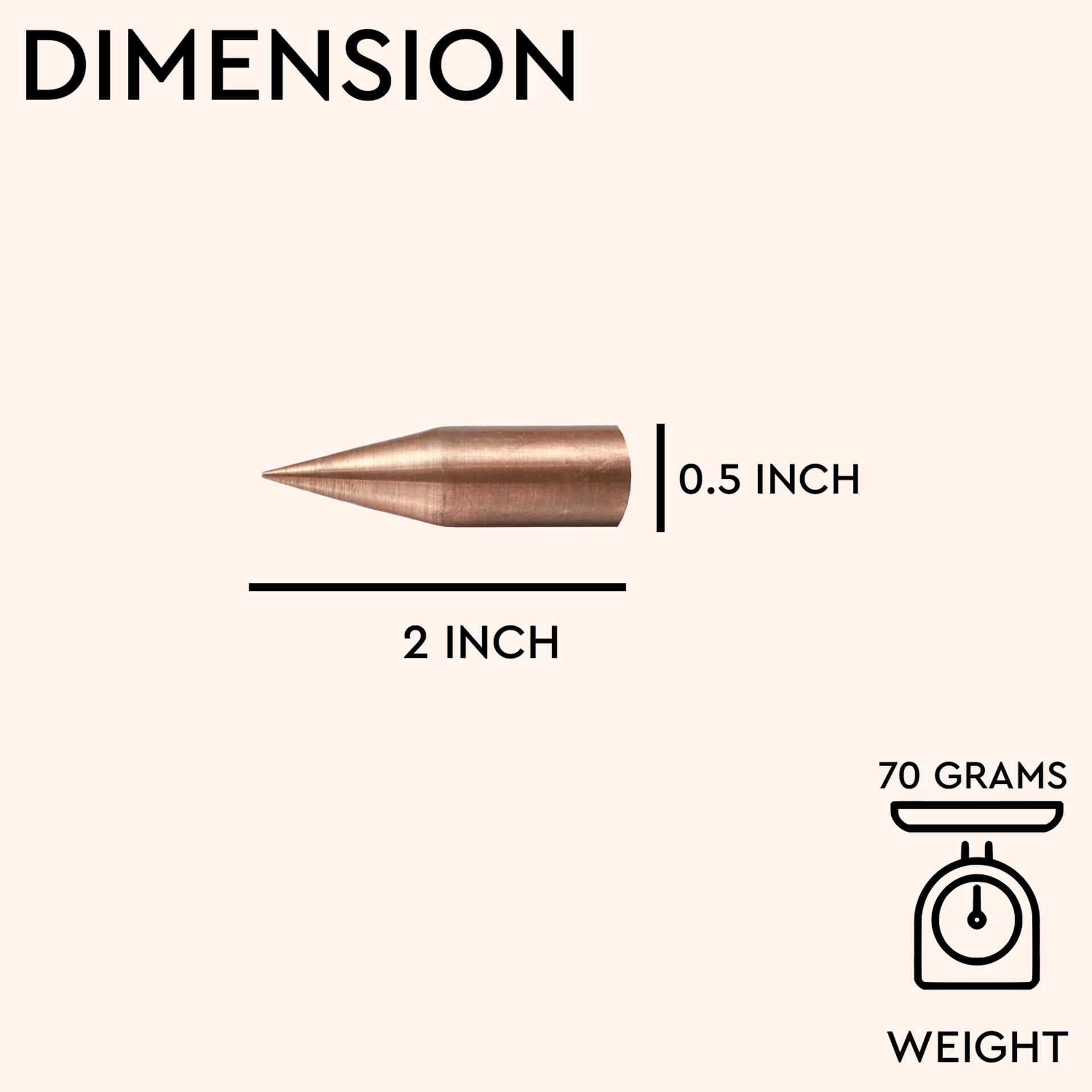 VASTU VARDAN COPPER KILAK 2 INCH