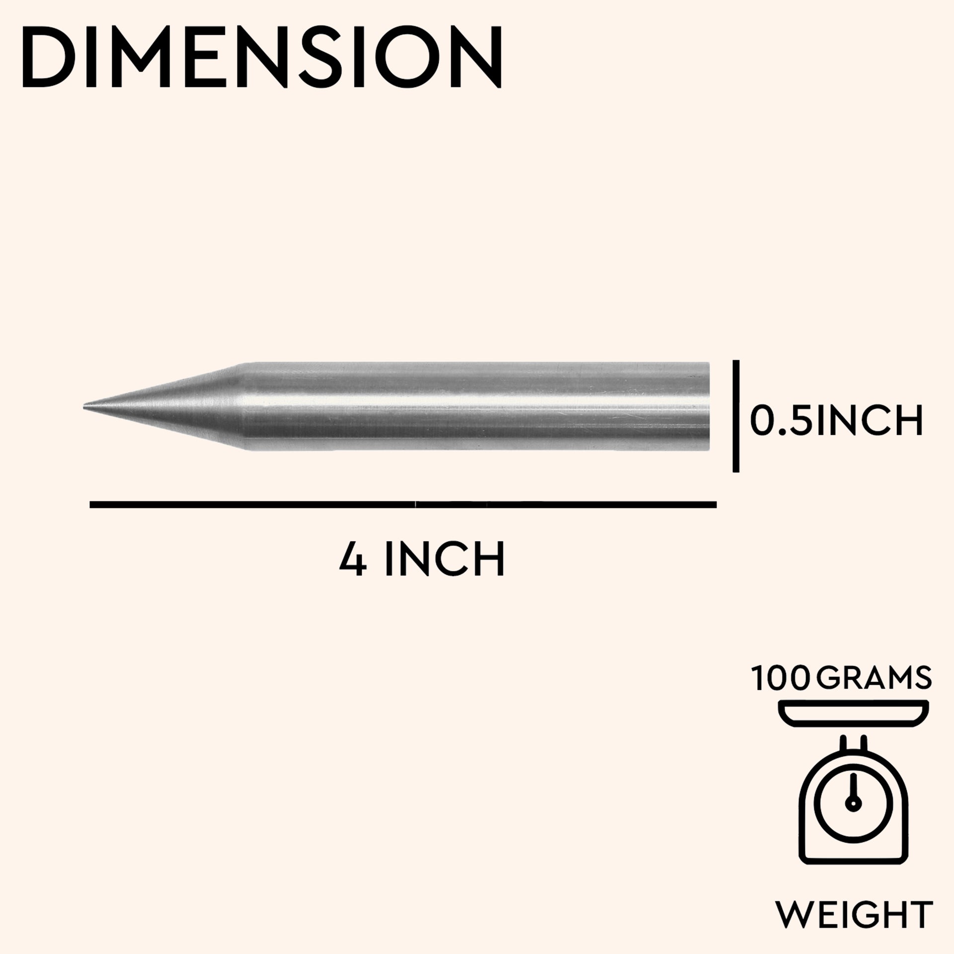VASTU VARDAN IRON 4 INCH KILAK