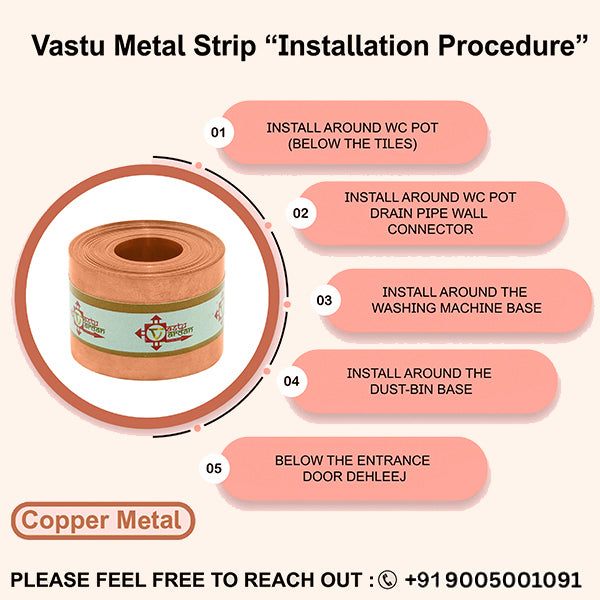 VASTU VARDAN 8 FEET 1 INCH COPPER STRIP