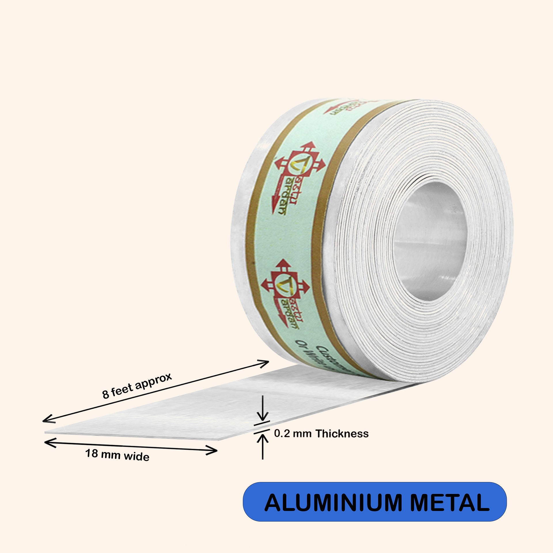 VASTU VARDAN 8 FEET 0.75 INCH ALUMINIUM STRIP