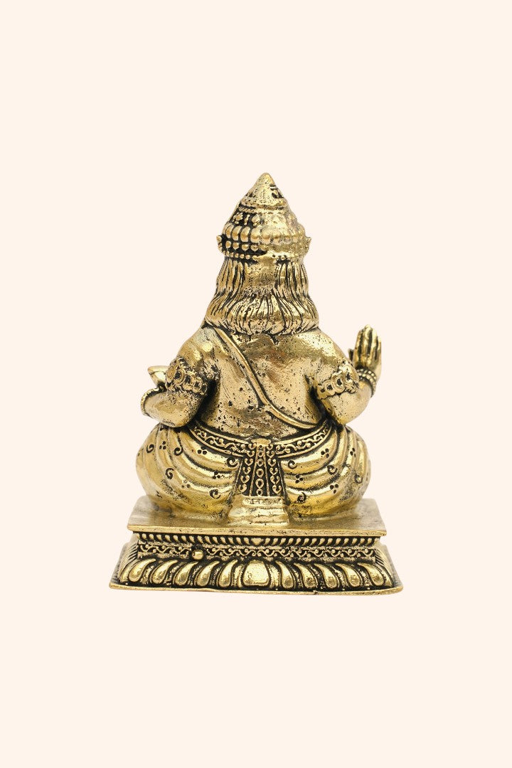 VASTU VARDAN BRASS DHAN KUBER JI 3 INCH (APPROX)