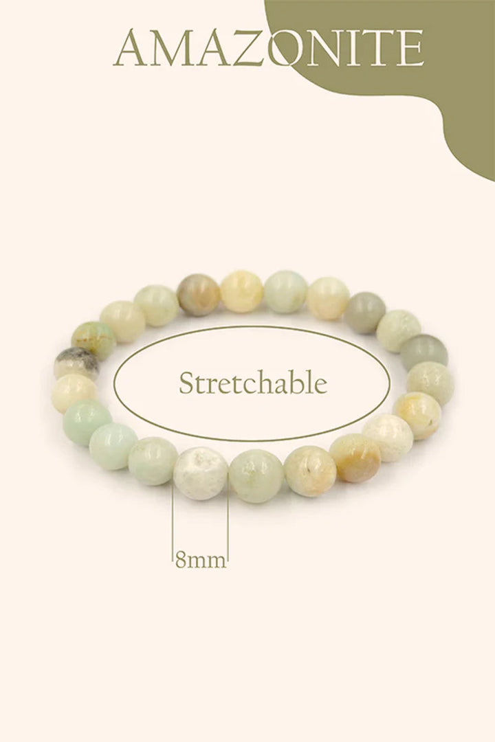 AMAZONITE BRACELET - Calmness, Luck & Communication