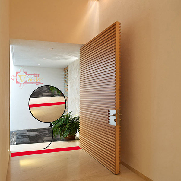 RED VASTU CORRECTION TAPE | 4 INCH | LENGTH- 16 METER APPROX | TOILET VASTU REMEDY | PACK OF 1