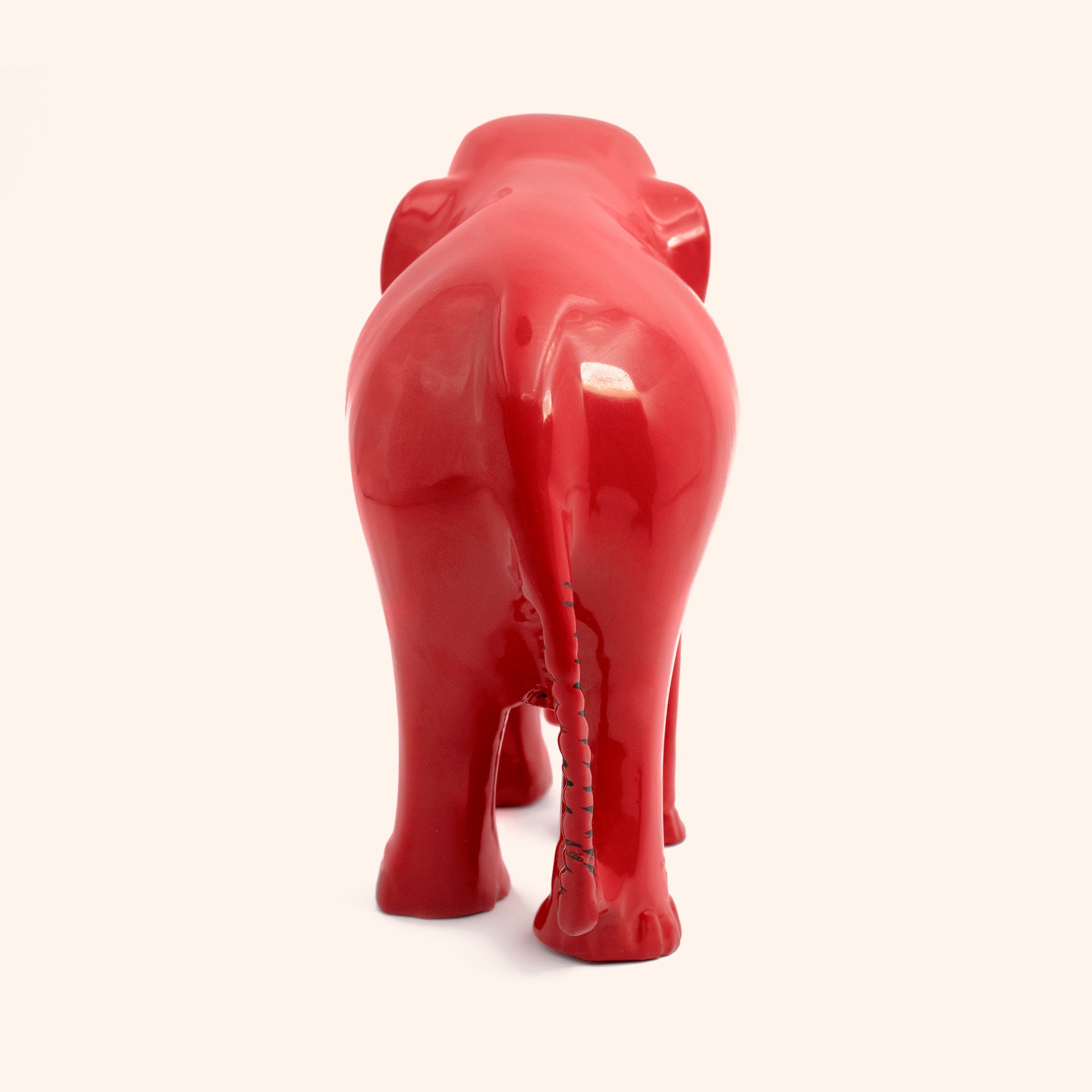 VASTU VARDAN BRASS RED ELEPHANT