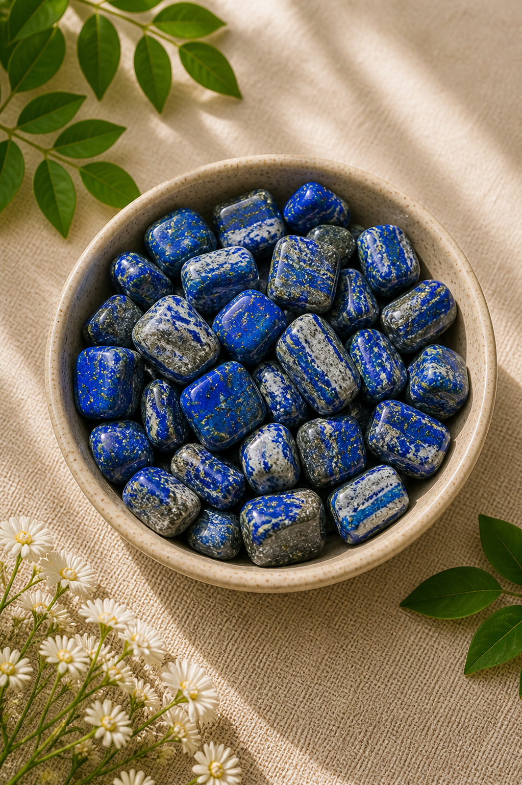 LAPIS LAZULI CRYSTAL TUMBLE 100 GRAM - Wisdom, Clarity & Positive Energy
