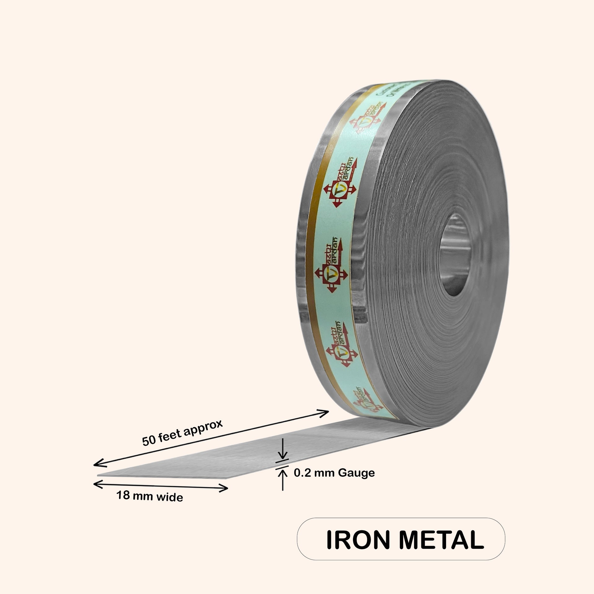 VASTU VARDAN 50 FEET 0.75 INCH IRON STRIP