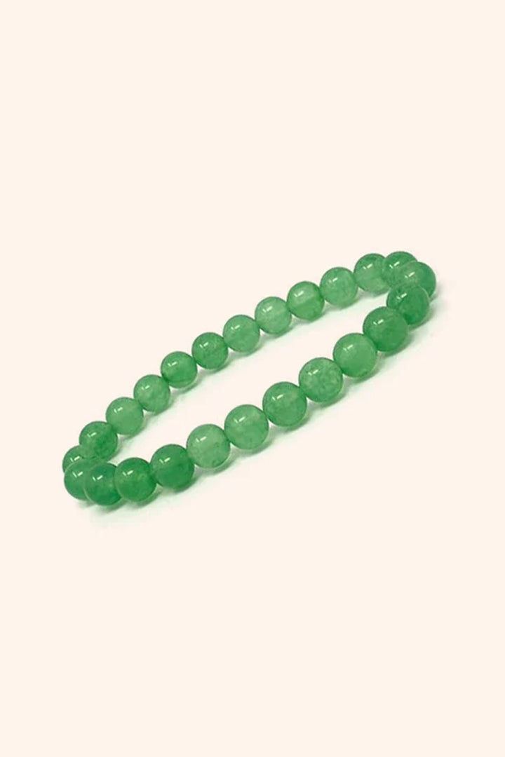 GREEN AVENTURINE BRACELET -  Prosperity & Emotional Balance