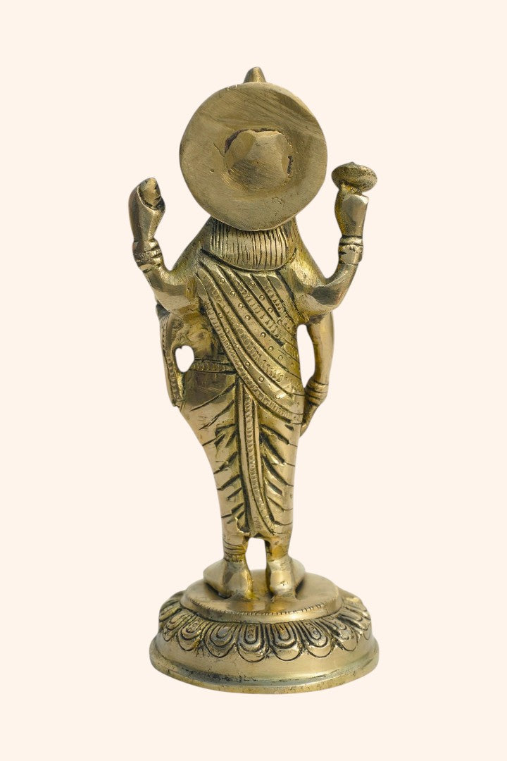 VASTU VARDAN BRASS DHANVANTRI STATUE