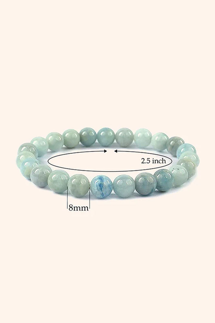 AQUAMARINE BRACELET – Stone of Clear Speech & Emotional Balance