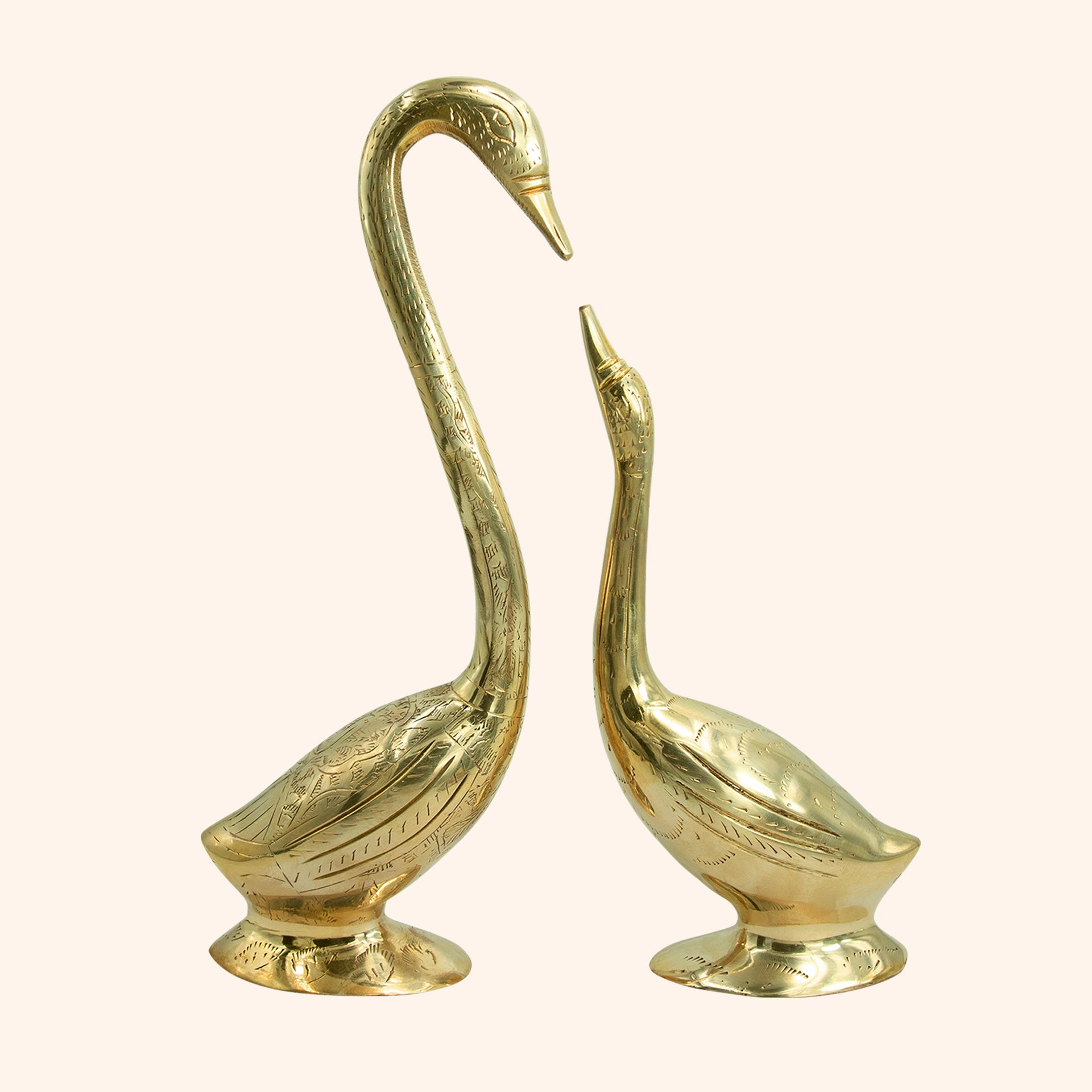VASTU VARDAN BRASS SWAN PAIR