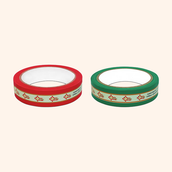 RED AND GREEN TAPE | 1 INCH | LENGTH- 16 METER APPROX | TOILET CORRECTION| VASTU TAPE REMEDY |PACK OF 2 |