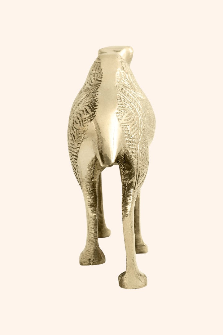 VASTU VARDAN BRASS DESIGN CAMEL STATUE