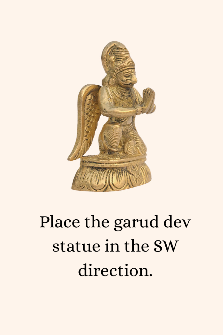 VASTU VARDAN BRASS GARUD DEV