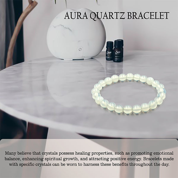 VASTU VARDAN AURA QUARTZ WHITE BRACELET