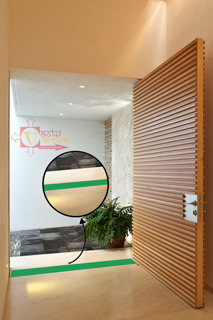 VASTU VINYL GREEN TAPE || 4 INCH || LENGTH- 8-10 FEET APPROX || PACK OF 1 || VASTU TAPE REMEDY || TOILET CORRECTION || VASTU TAPE ||