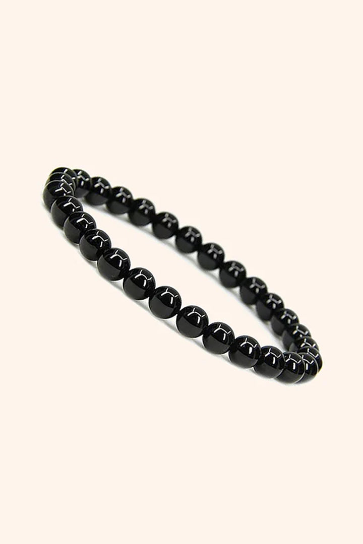 BLACK TOURMALINE ORIGINAL BRACELET - 8 MM BEADS - Protection & Grounding