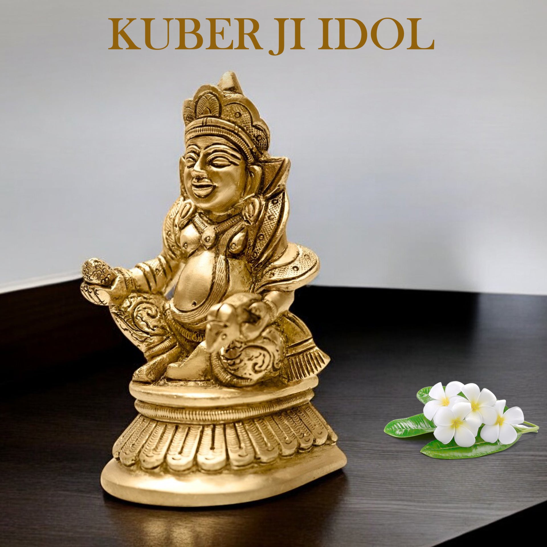 VASTU VARDAN BRASS KUBER JI 3.5 INCH (APPROX)
