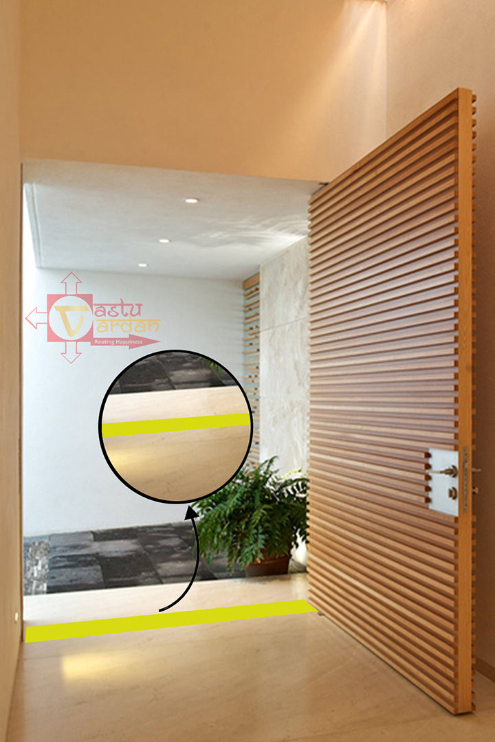 VASTU VINYL YELLOW TAPE || 4 INCH || LENGTH- 8-10 FEET APPROX || PACK OF 1 || VASTU TAPE REMEDY || TOILET CORRECTION || VASTU TAPE ||