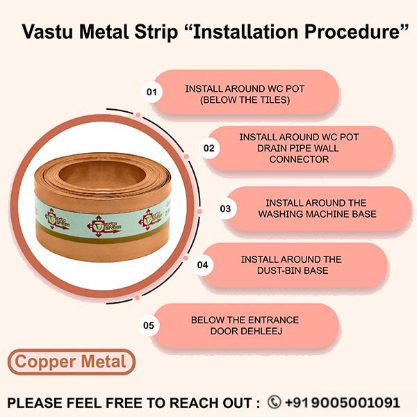 VASTU VARDAN 12 FEET 1 INCH COPPER STRIP