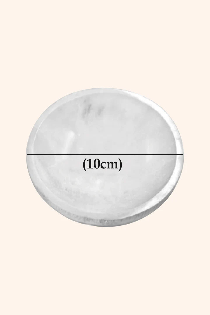 10CM - ROUND  CRYSTAL BOWL - Ideal Placement Work desk &  study table