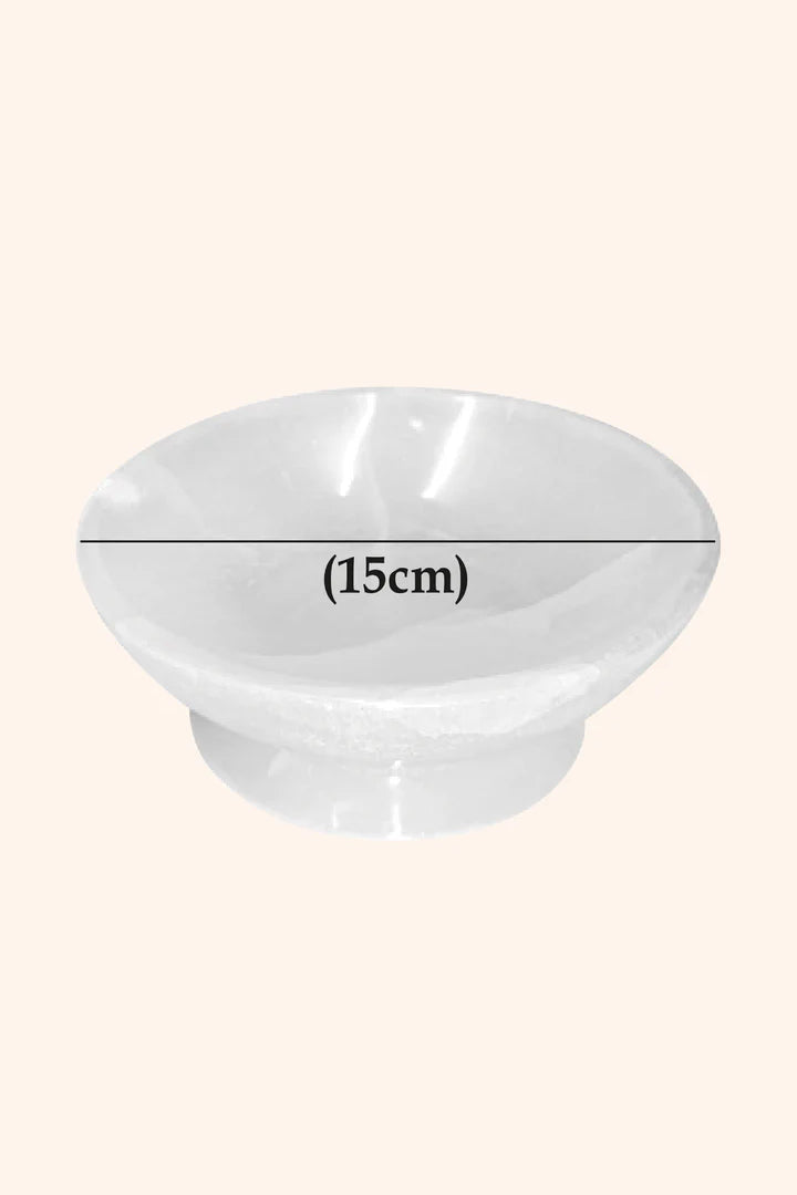 15 CM - ICE CREAM SHAPE CRYSTAL BOWL - Suitable Meditation or yoga corner
