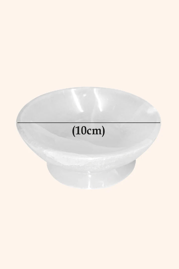 10 CM - ICE CREAM SHAPE CRYSTAL BOWL - Suitable Meditation or yoga corner
