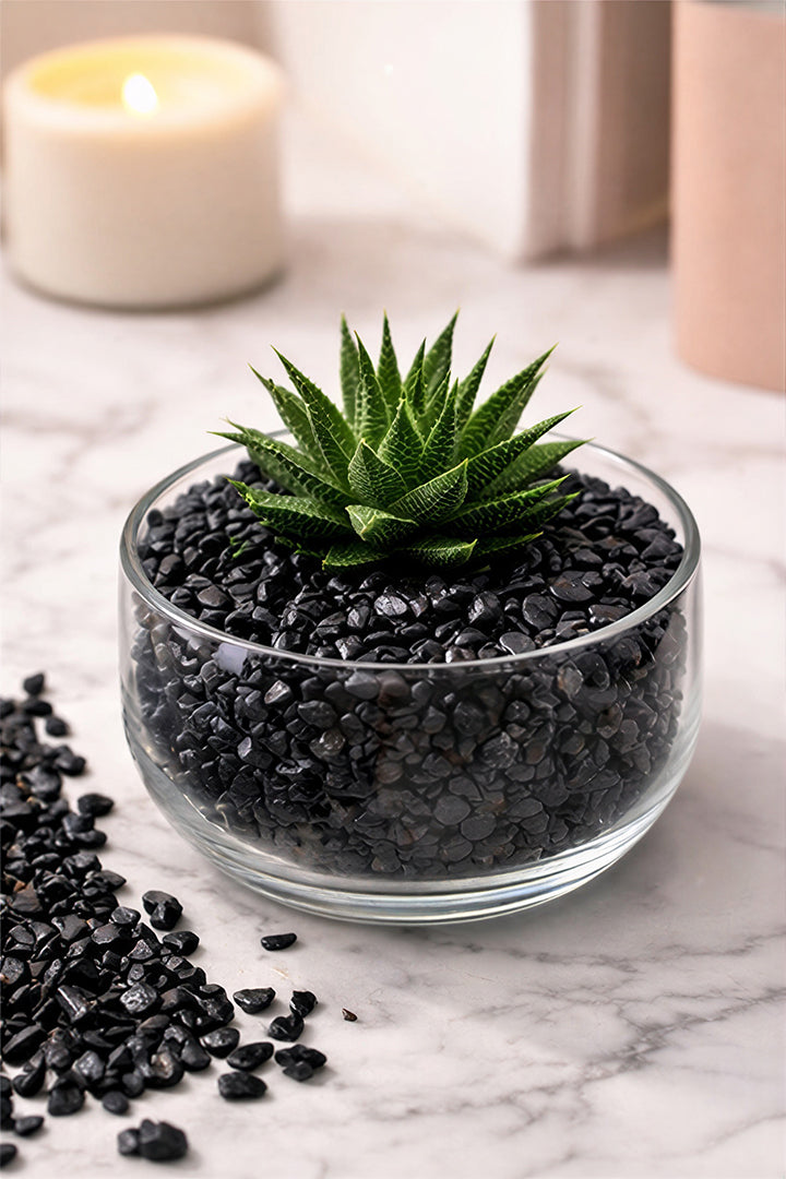 BLACK TOURMALINE CRYSTAL CHIPS - Advanced Protection, Grounding & Energy Balance