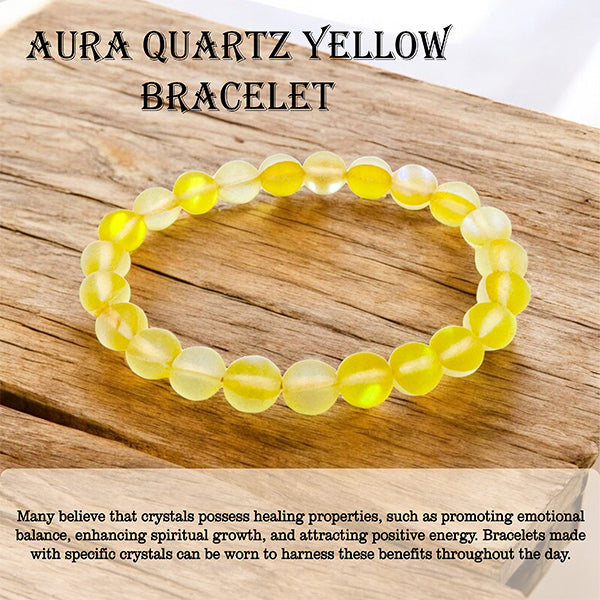 VASTU VARDAN AURA QUARTZ YELLOW  BRACELET