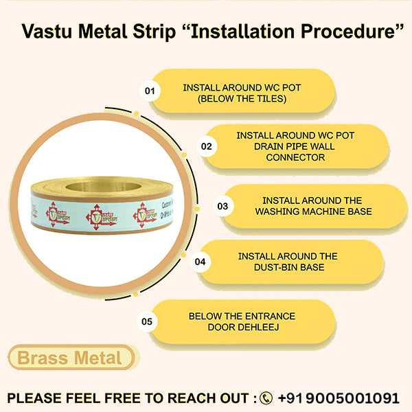 VASTU VARDAN 25 FEET 0.5 INCH BASS STRIP