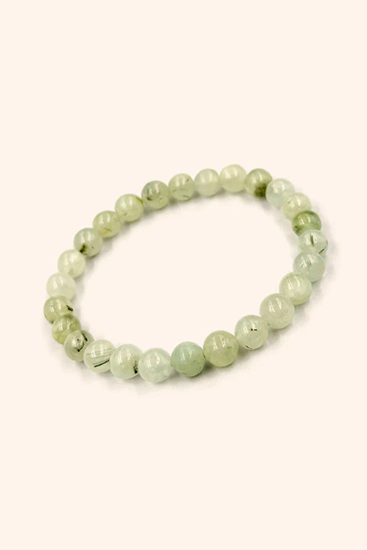 PREHENITE BRACELET -  Intuition & Inner Healing