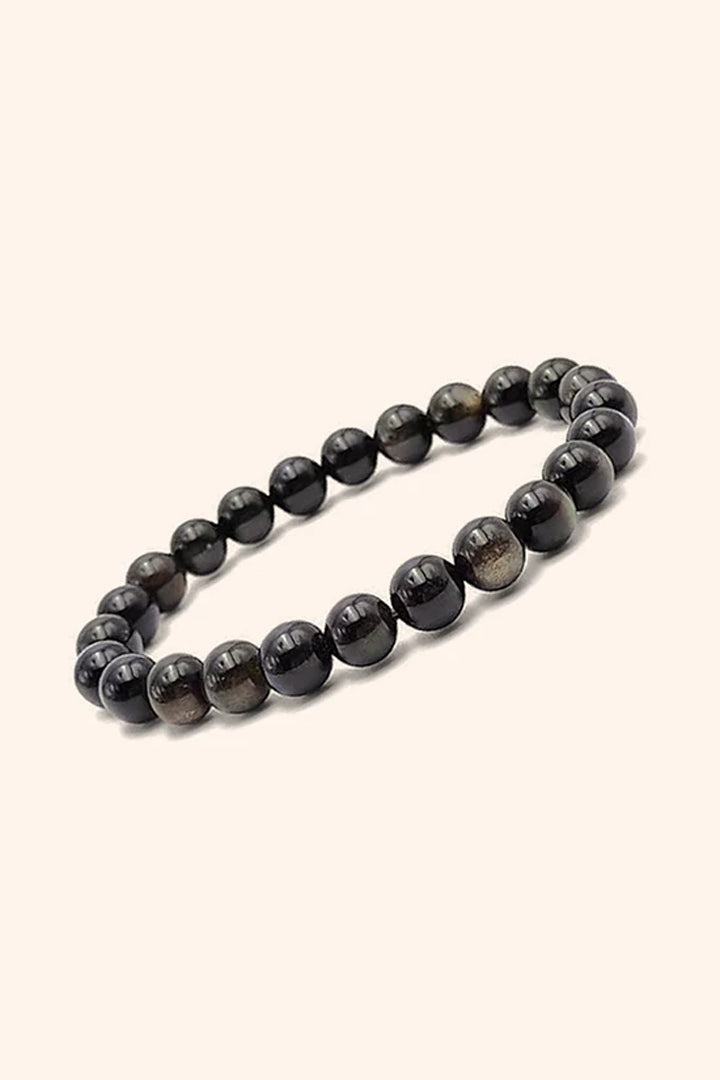 GOLDEN OBSIDIAN BRACELET -  Protection, Manifestation & Inner Power