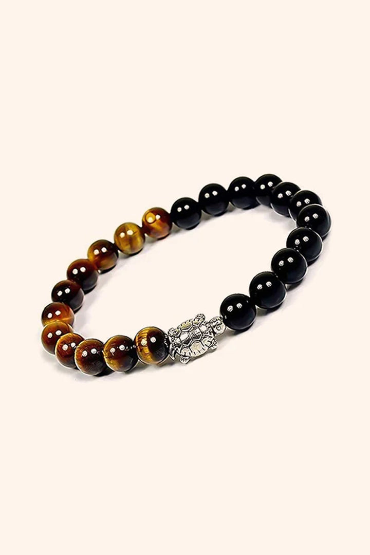 TOURMALINE + TIGER EYE BRACELET  - Protection, Confidence & Grounding