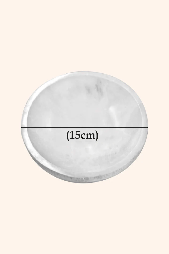 15CM - ROUND CRYSTAL BOWL - Beautiful décor piece for home, altar, &  workspace