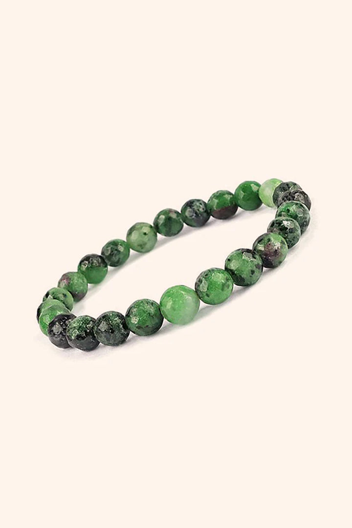 RUBY ZIOSITE BRACELET -  Passion & Emotional Healing