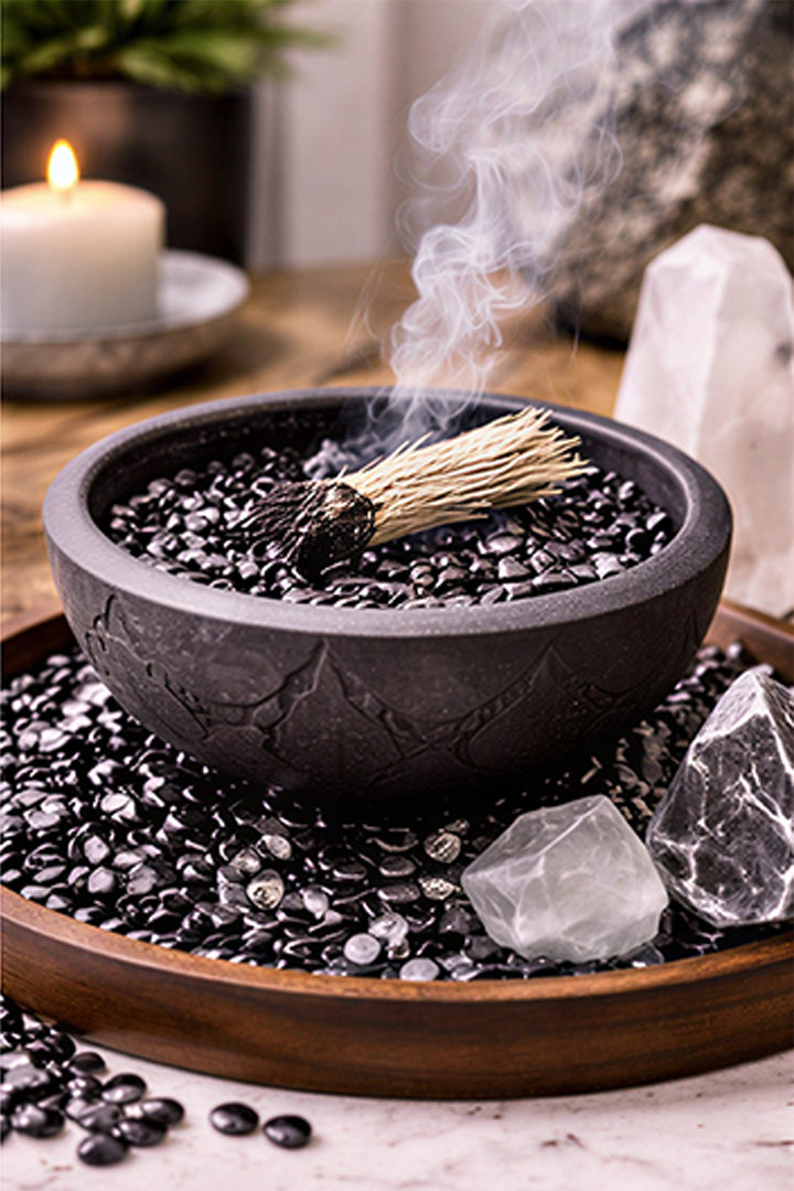 HEMATITE CRYSTAL CHIPS - Enhances confidence & resilience