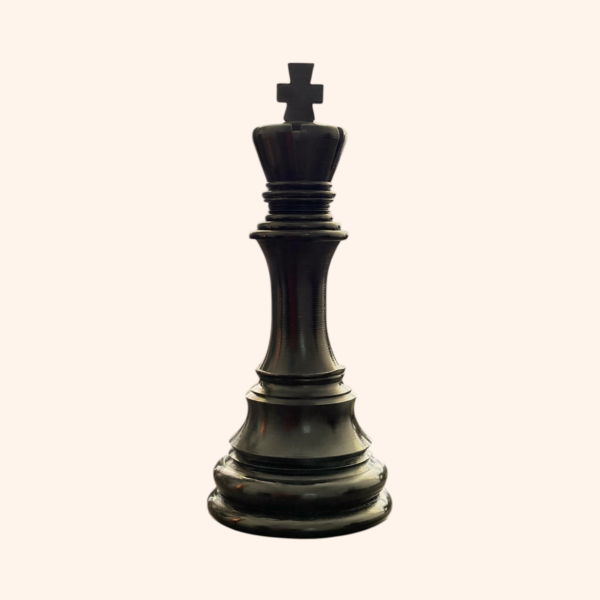 VASTU VARDAN CHESS KING STATUE | HEIGHT -15 INCH | RESIN DECORATIVE CHESS PIECE FOR HOME & OFFICE DECOR |SYMBOL OF LEADERSHIP & STRATEGY | BLACK RESIN FINISH