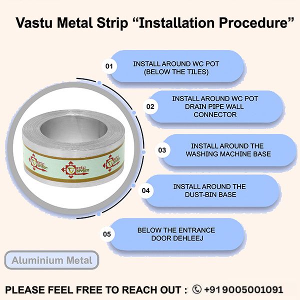 VASTU VARDAN 12 FEET 0.75 INCH ALUMINIUM STRIP