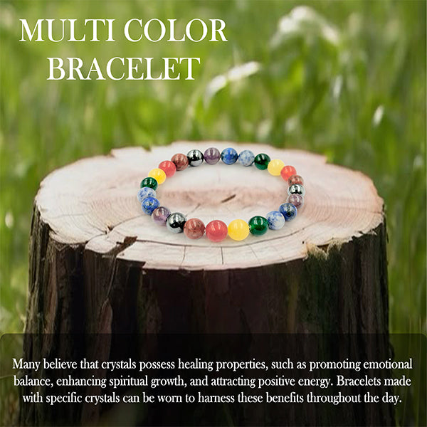 MULTICOLOR QUARTZ BRACELET