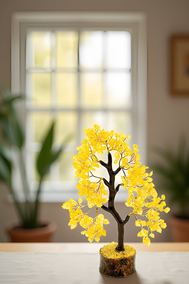CITRINE TREE 100 BEADS - Manifestation, Prosperity & Energy Amplifier