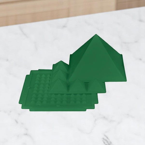 GREEN 3 LAYER PLASTIC PYRAMID