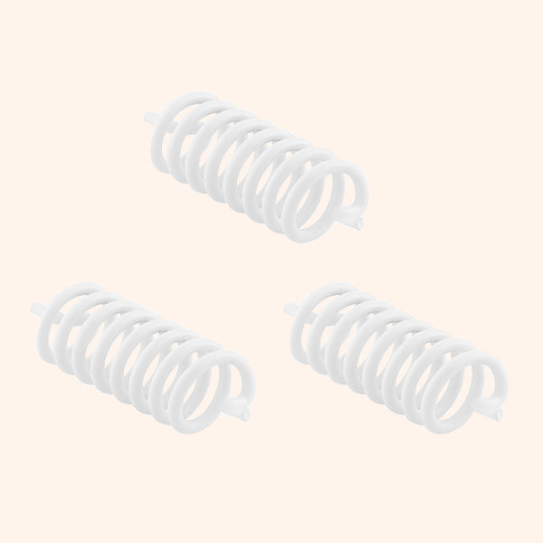 WHITE CLOCK WISE SPRING SET 3